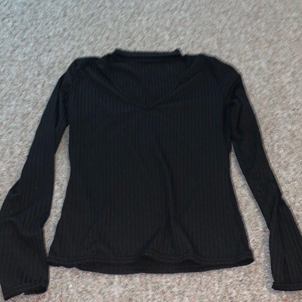 Black dressy going out shirt! Super stylish
